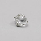 Dragon-Claw Crystal Ball Clear F136 Titanium piercing top