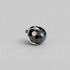 Disco Ball Crystal Black F136 Titanium piercing top