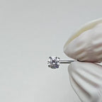 ETSY 4569307791 | VIDEO 1 | Round CZ & Spike Barbell