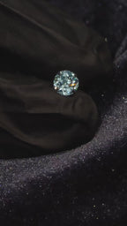 ETSY 4553729999 | VIDEO 1 | Emerald Green Moissanite Flat Back Stud