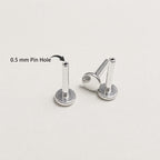 ETSY 4544719810 | IMAGE 10 | Threadless Labret Post