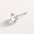 Spectrum Round CZ Top Arctic Star threadless push-pin jewelry