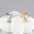 ETSY 4563551734 | IMAGE 4 | Four-Petal Flower Dangle