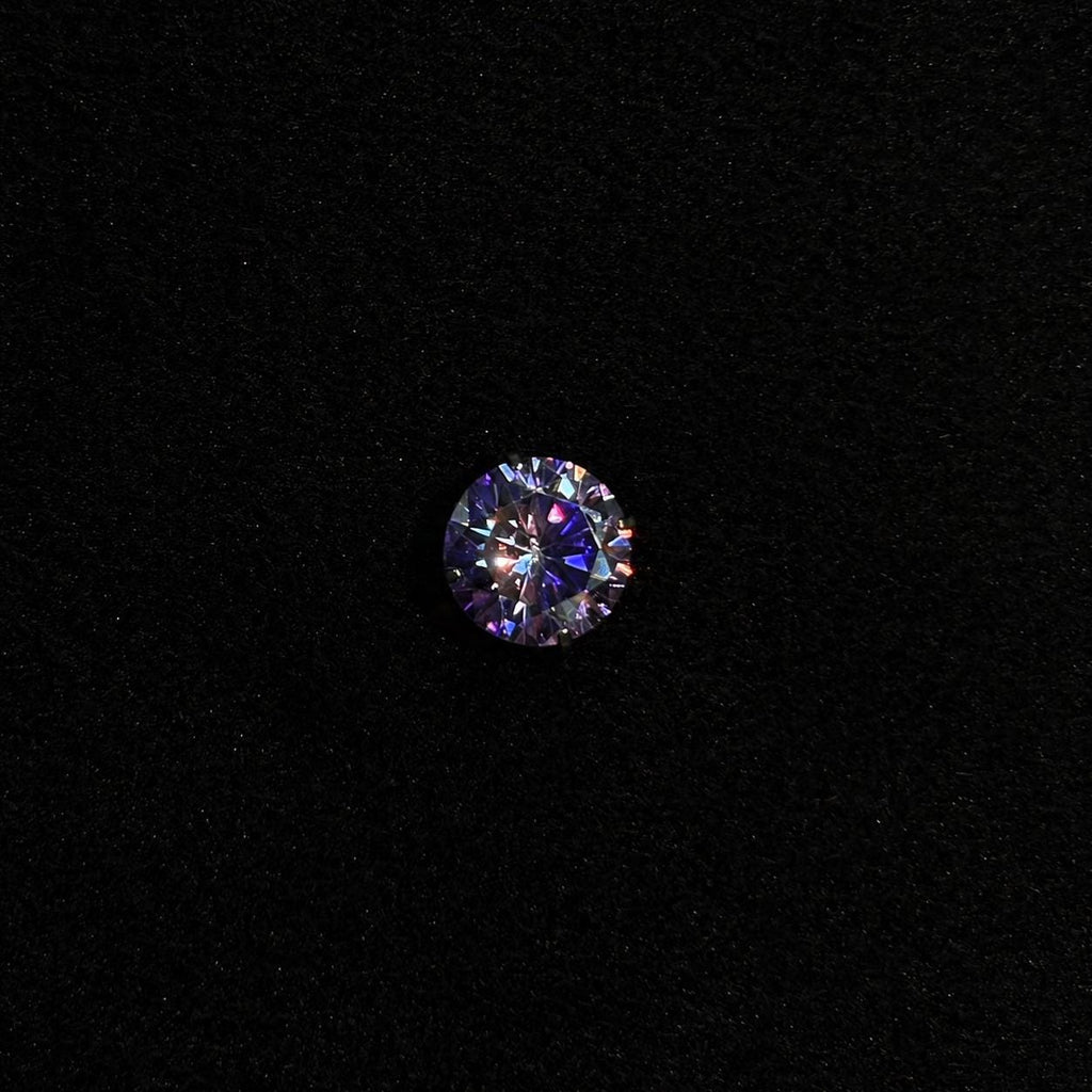ETSY 4553756849 | IMAGE 5 | Royal Purple Moissanite Flat Back Stud