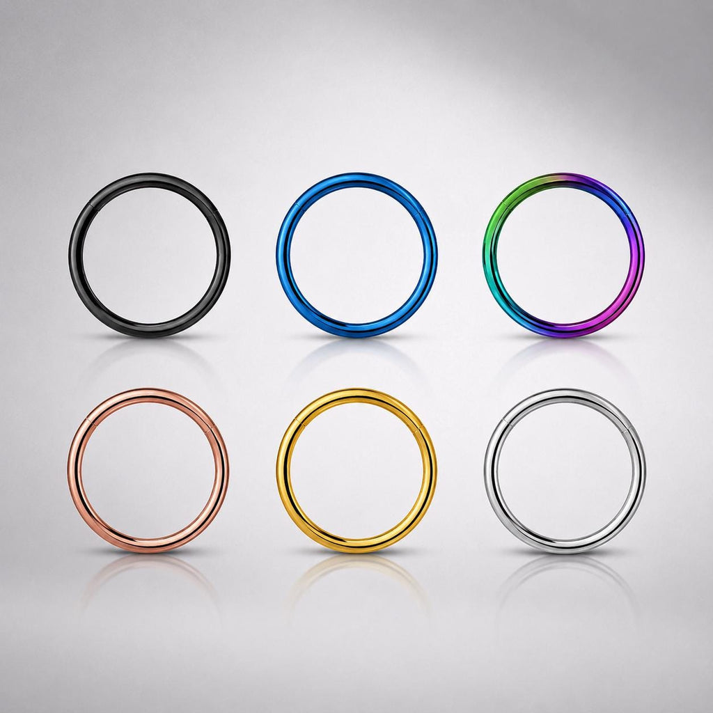 ETSY 4539770693 | IMAGE 4 | Titanium Double Hoop Septum Clicker