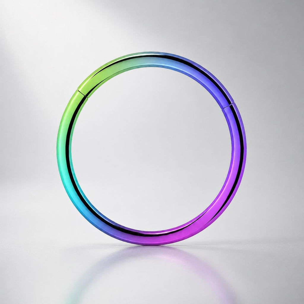 ETSY 4539770693 | IMAGE 9 | Titanium Double Hoop Septum Clicker