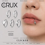ETSY 4539854484 | IMAGE 1 | Titanium Celestial Motif Septum Clicker