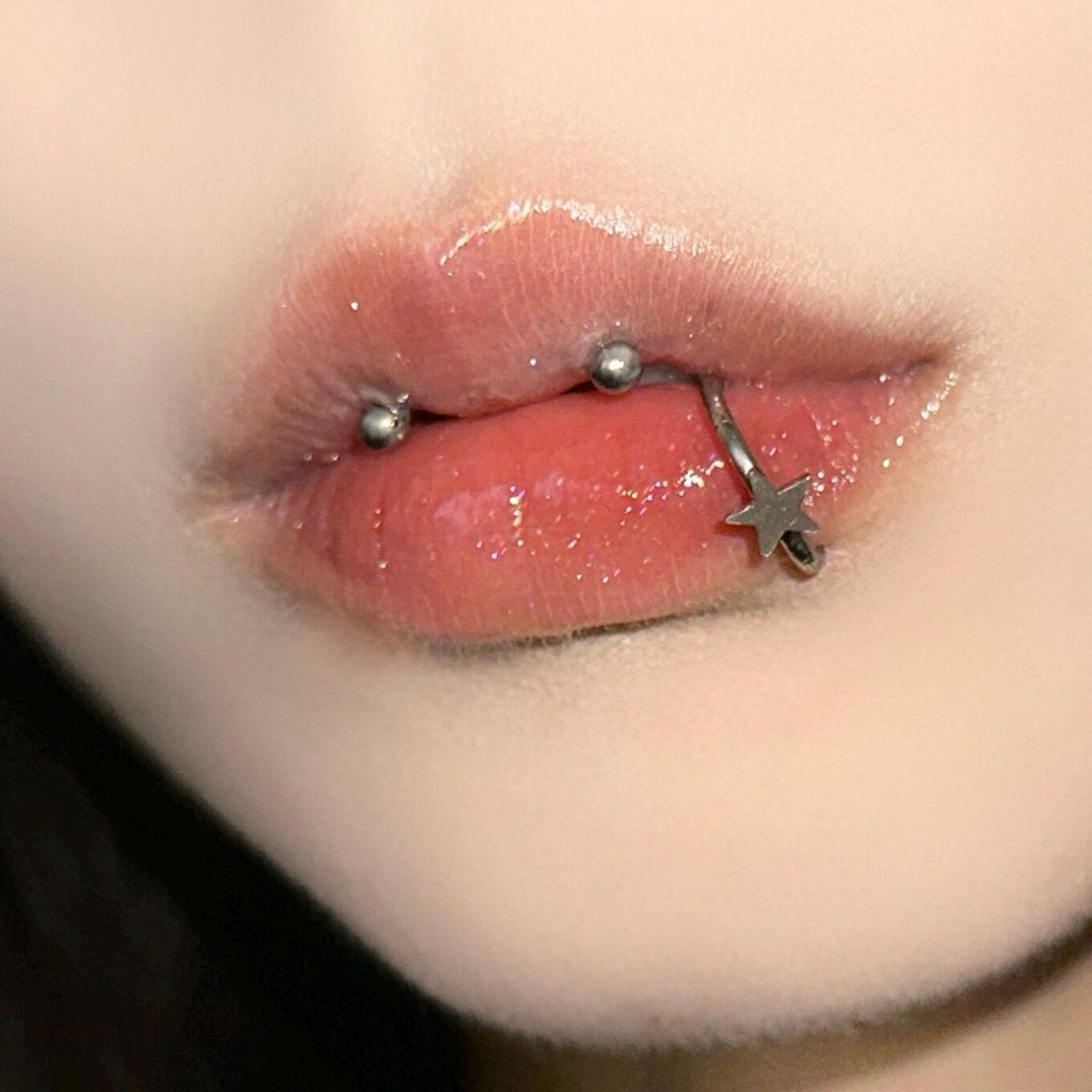 ETSY 4539854484 | IMAGE 2 | Titanium Celestial Motif Septum Clicker