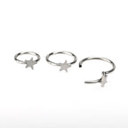 ETSY 4539854484 | IMAGE 4 | Titanium Celestial Motif Septum Clicker