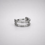 ETSY 4540677753 | IMAGE 10 | Titanium Double Row CZ Septum Clicker