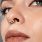 ETSY 4540710263 | IMAGE 2 | Titanium Double Layer CZ Septum Clicker