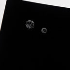 ETSY 4553776226 | IMAGE 5 | Smoky Gray Moissanite Flat Back Stud