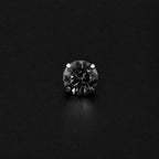 ETSY 4553776226 | IMAGE 7 | Smoky Gray Moissanite Flat Back Stud