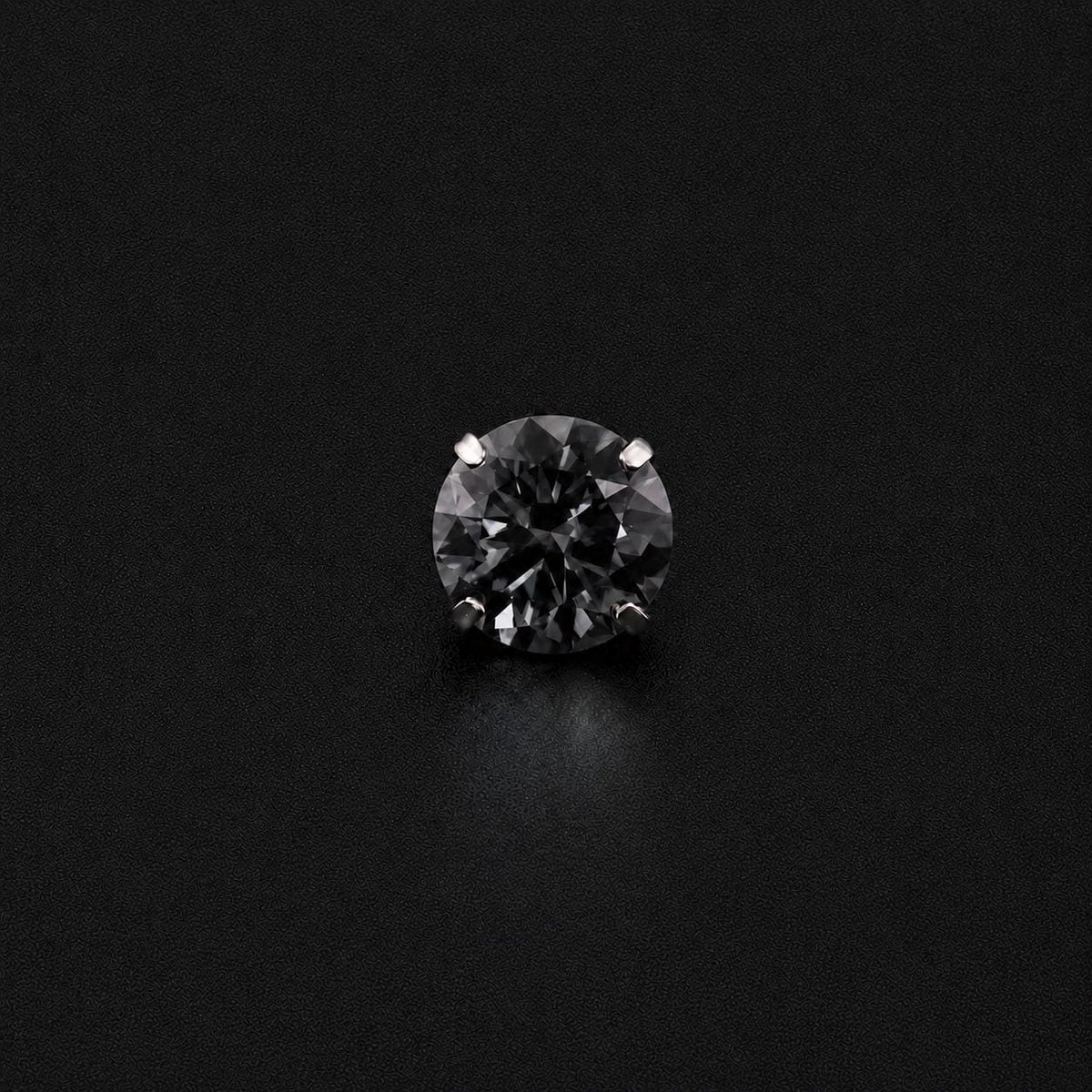 ETSY 4553776226 | IMAGE 7 | Smoky Gray Moissanite Flat Back Stud