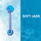 Neon Jelly Titanium Barbell detail 9