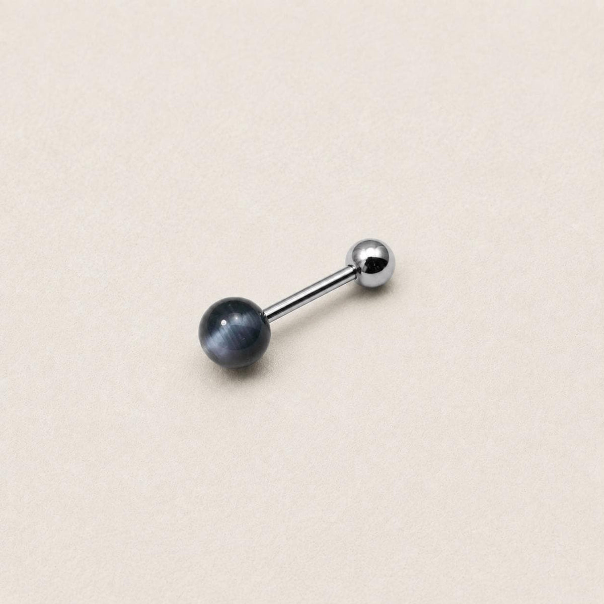 Silky Cat Eye Titanium Barbell detail 15