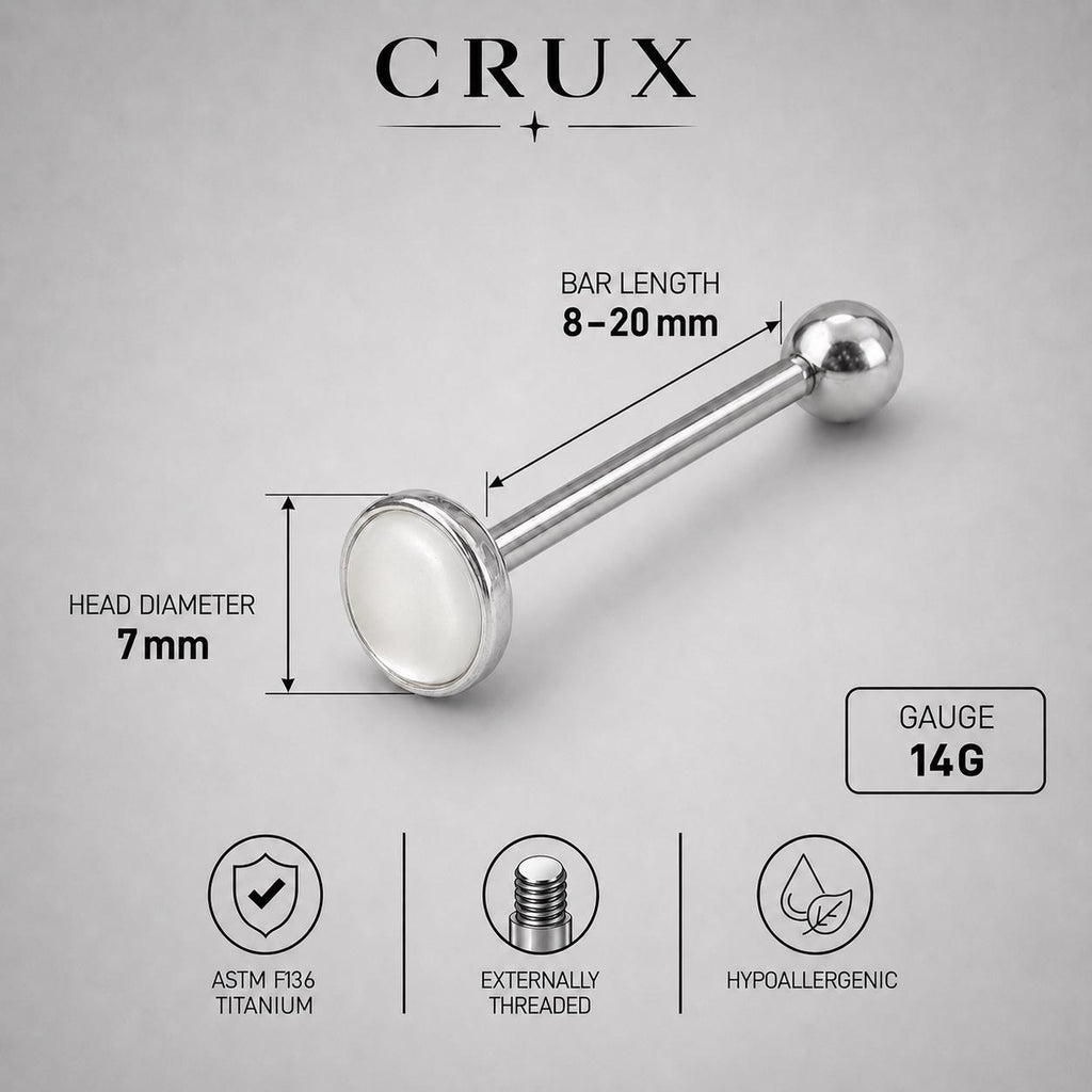 Pastel Macaron Titanium Barbell detail 16