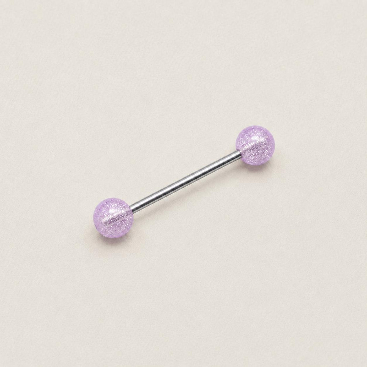 Stardust Glitter Titanium Barbell detail 13