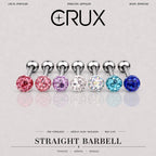 ETSY 4565844307 | IMAGE 1 | Crystal Disco Ball Titanium Barbell