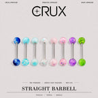 ETSY 4565845928 | IMAGE 1 | Glitter Resin Titanium Barbell