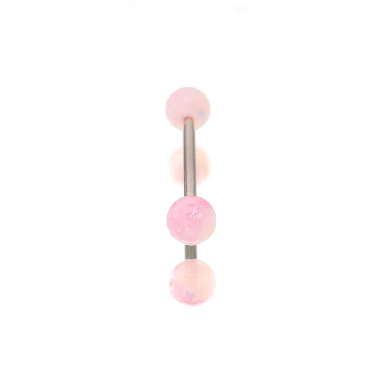 ETSY 4565845928 | IMAGE 10 | Glitter Resin Titanium Barbell