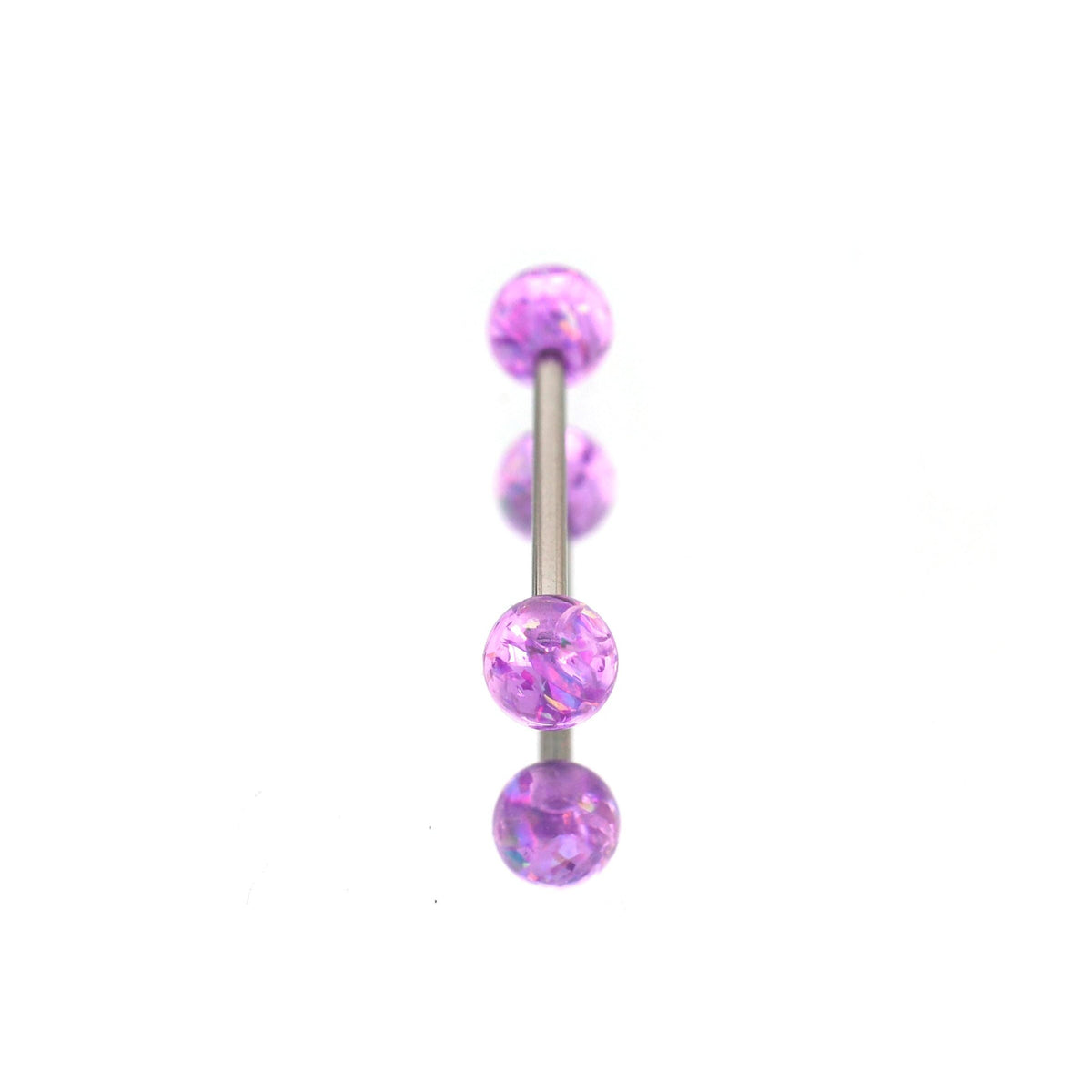 ETSY 4565845928 | IMAGE 8 | Glitter Resin Titanium Barbell
