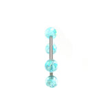 ETSY 4565845928 | IMAGE 9 | Glitter Resin Titanium Barbell