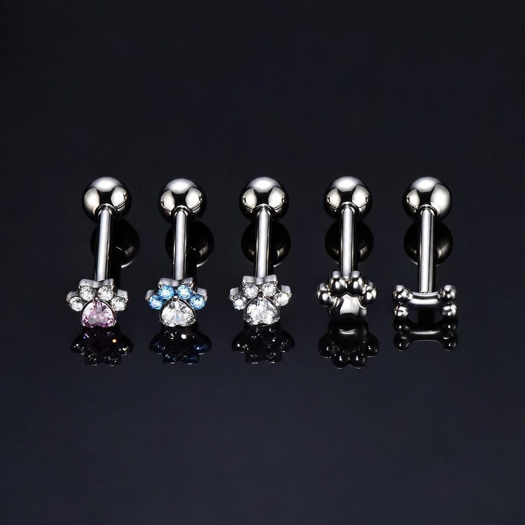 ETSY 4565860262 | IMAGE 2 | Paw & Bone Titanium Barbell