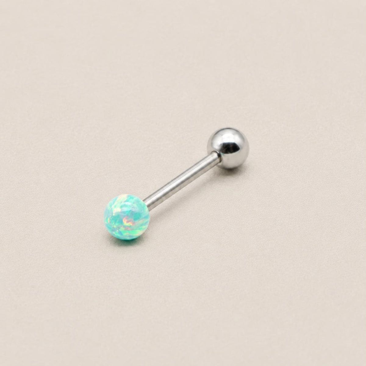 ETSY 4565924018 | IMAGE 7 | Fire Opal Titanium Barbell