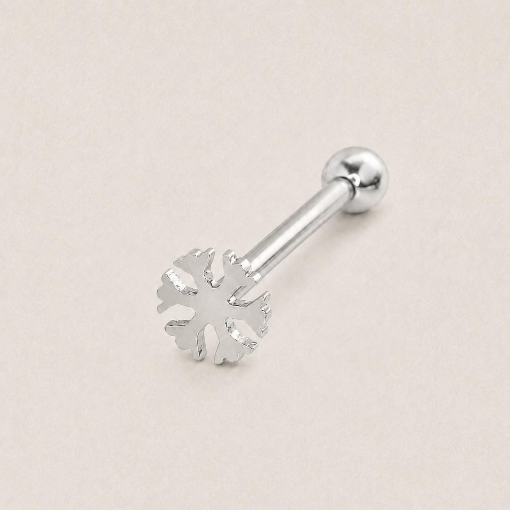 ETSY 4567134963 | IMAGE 10 | Snowflake Titanium Barbell