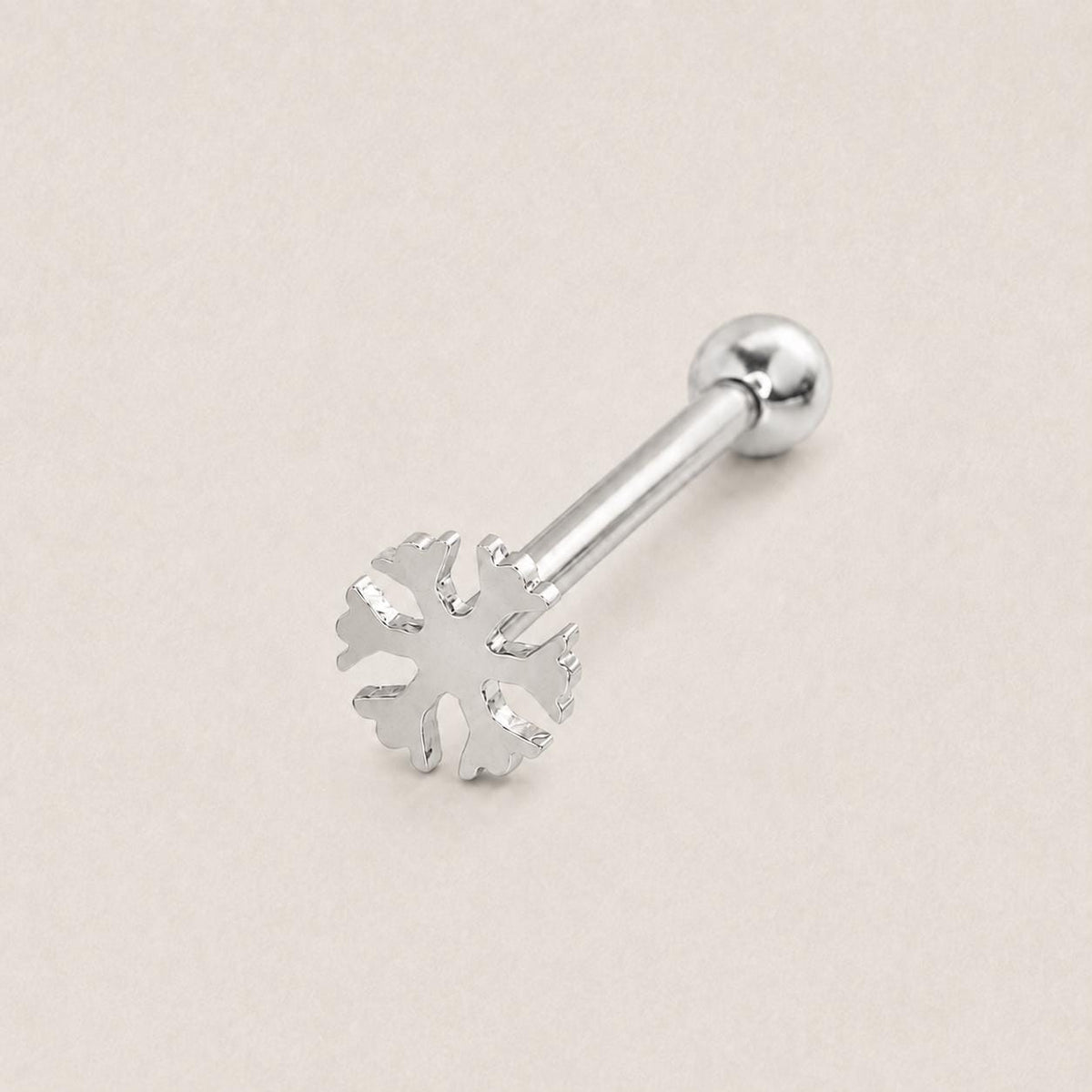 ETSY 4567134963 | IMAGE 10 | Snowflake Titanium Barbell