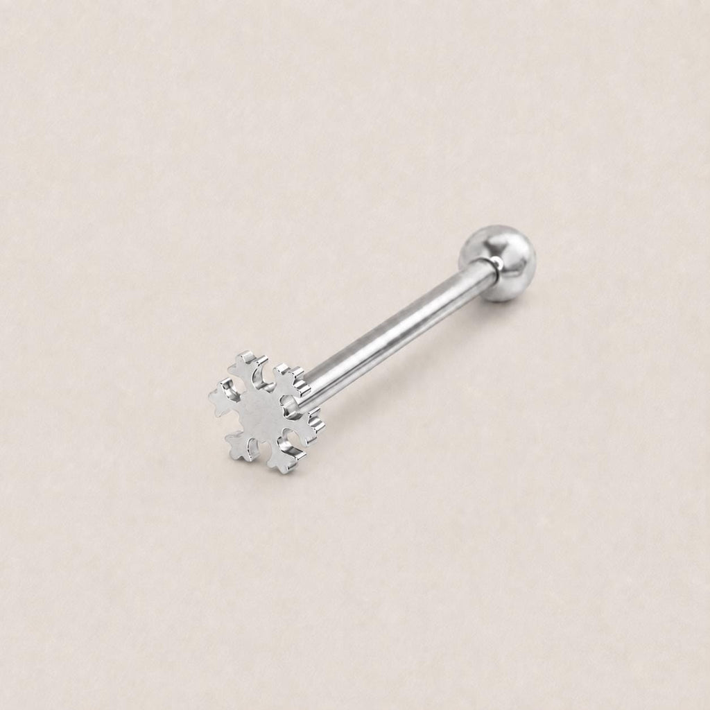 ETSY 4567134963 | IMAGE 11 | Snowflake Titanium Barbell