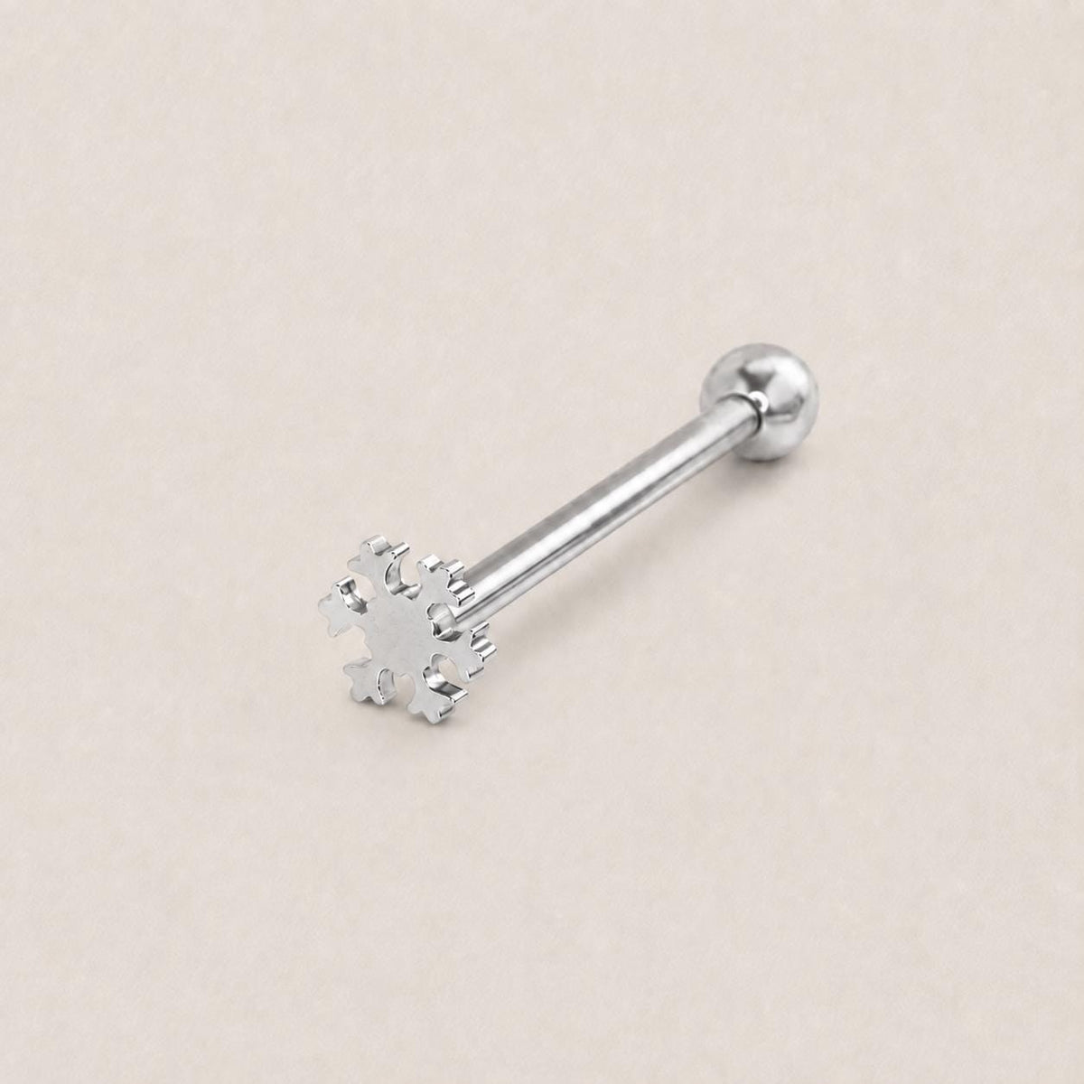 ETSY 4567134963 | IMAGE 11 | Snowflake Titanium Barbell