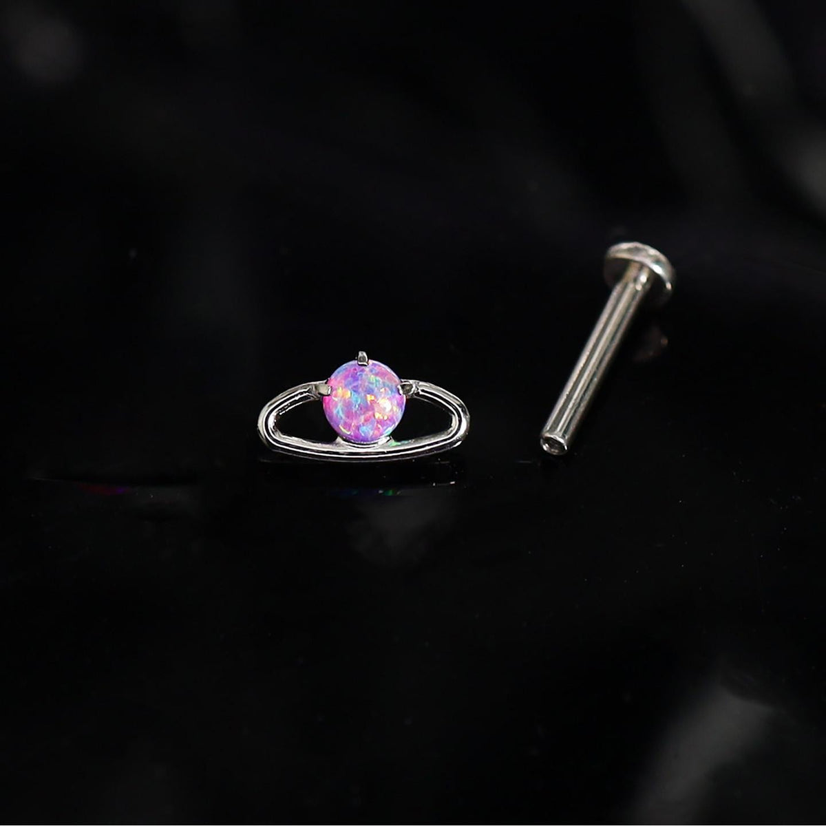Saturn Opal F136 Titanium flat-back jewelry image 06