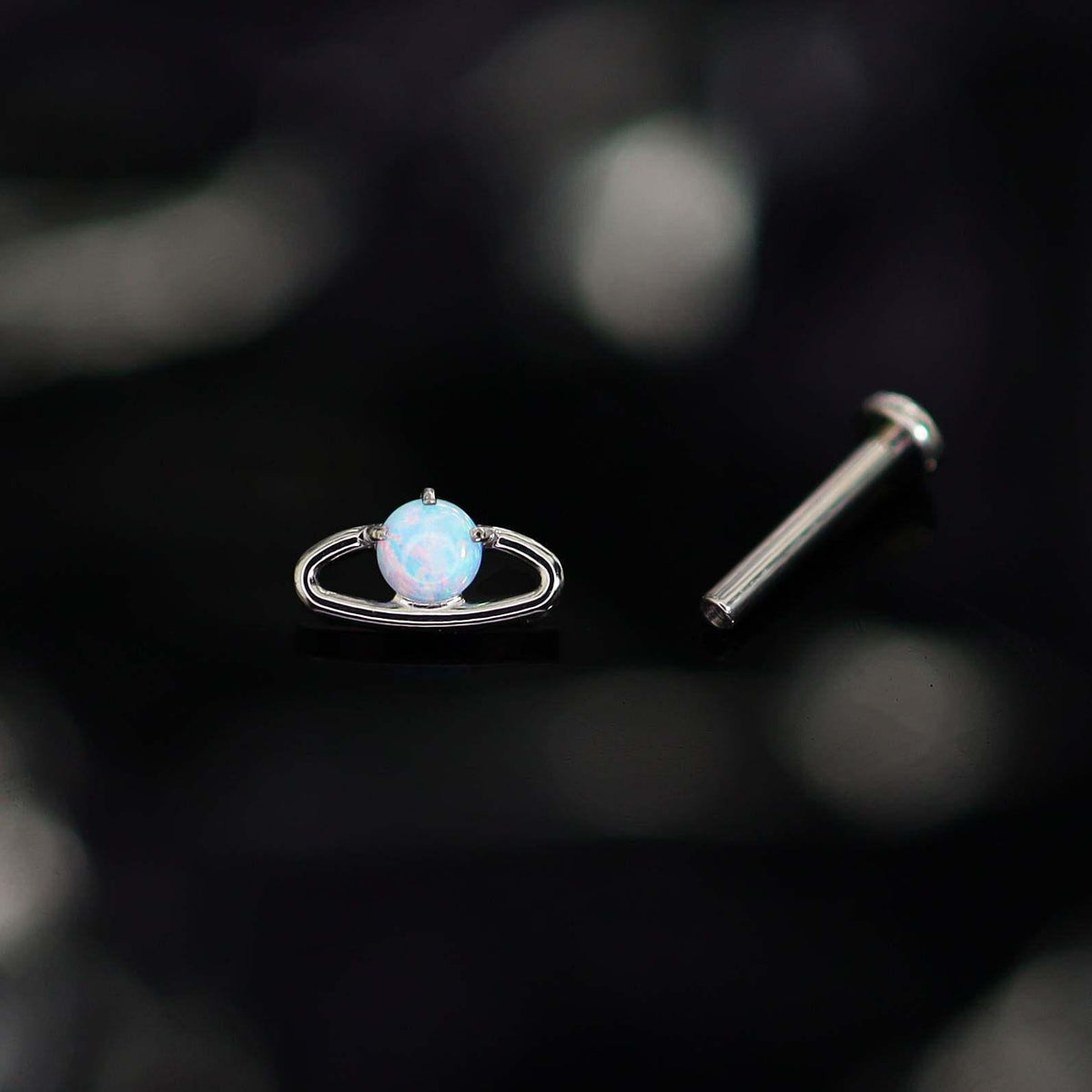 Saturn Opal F136 Titanium flat-back jewelry image 07