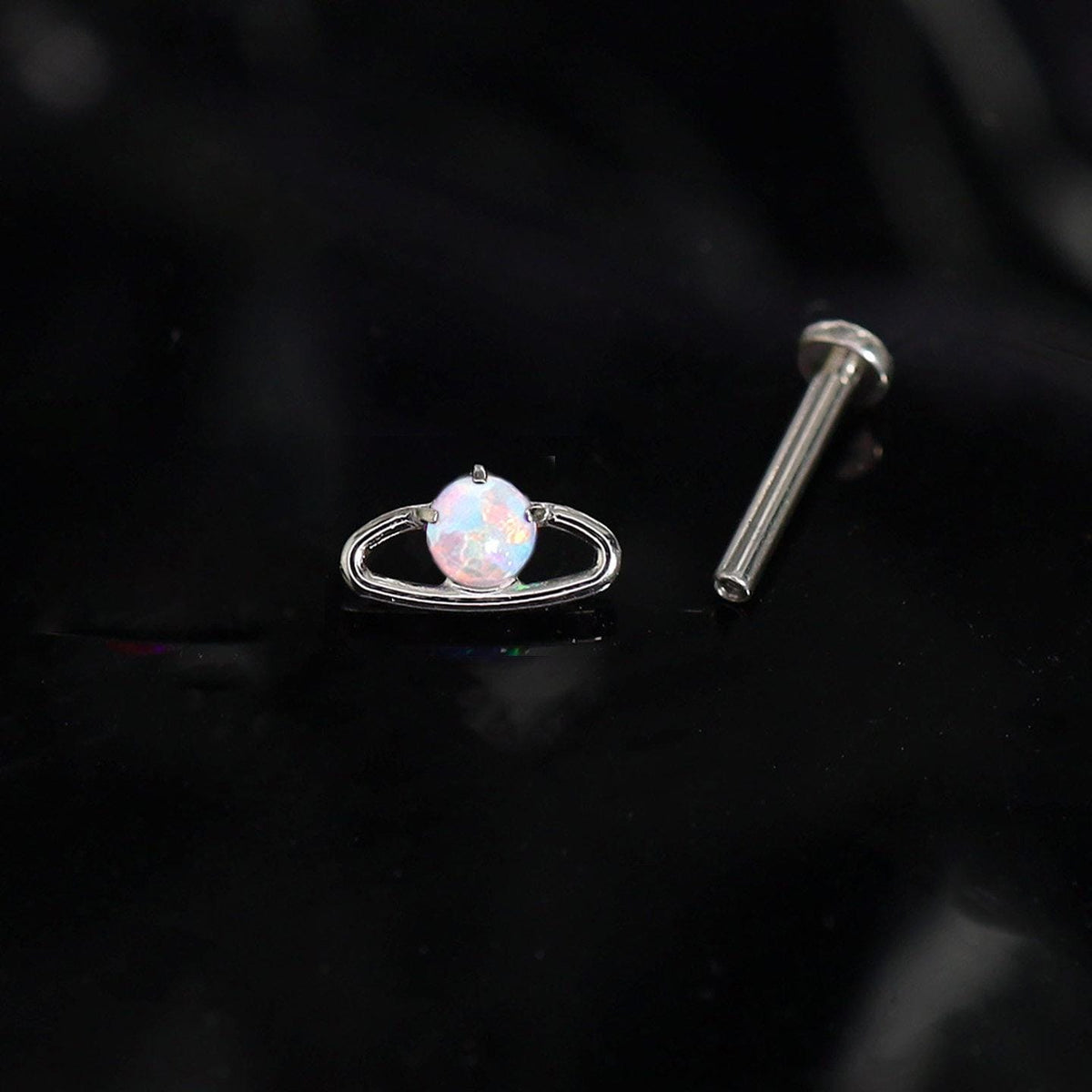 Saturn Opal F136 Titanium flat-back jewelry image 09