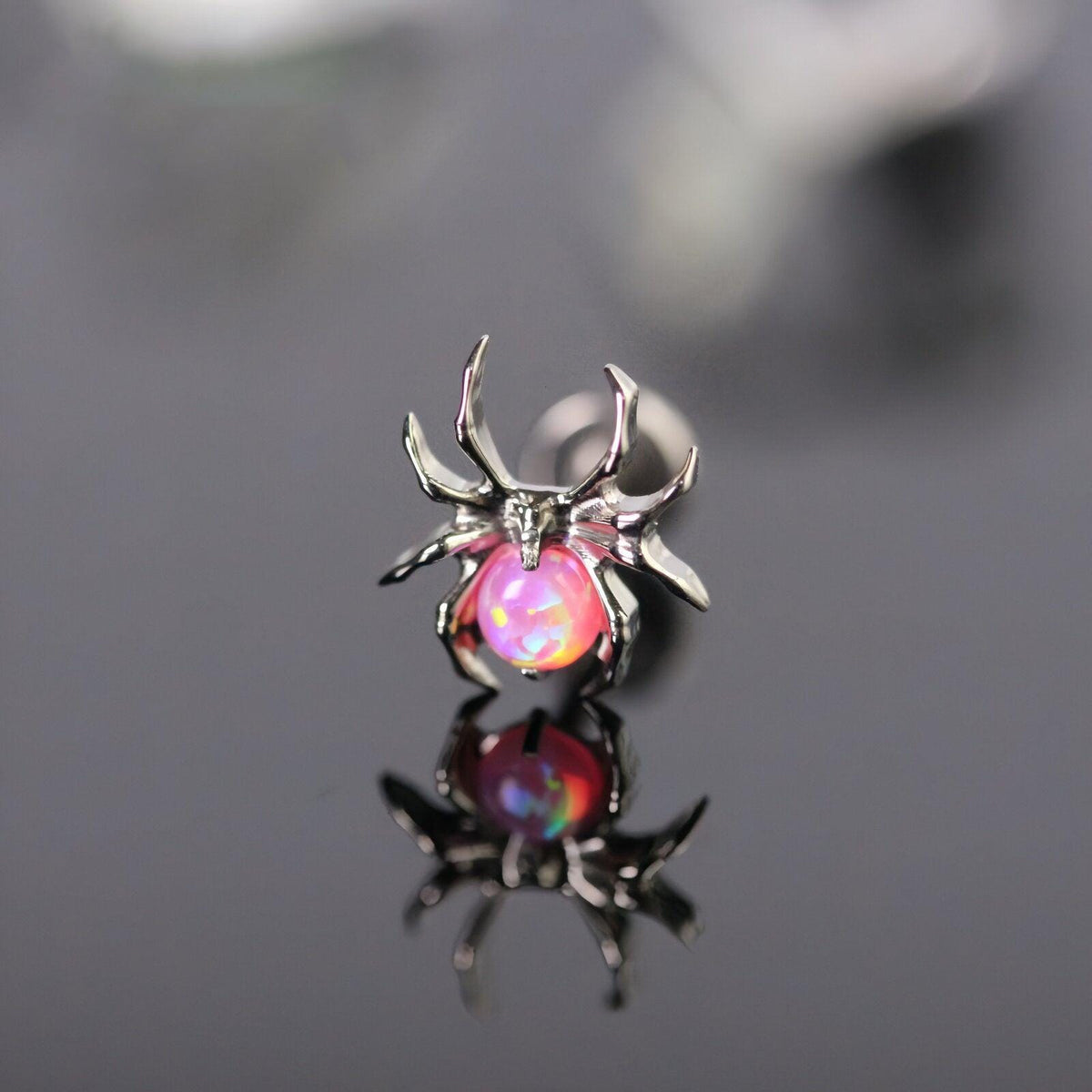 Opal Spider F136 Titanium flat-back jewelry image 03