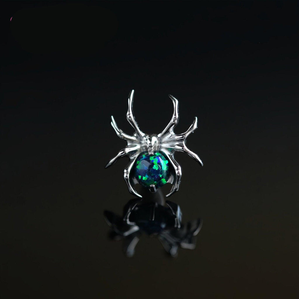 Opal Spider F136 Titanium flat-back jewelry image 07
