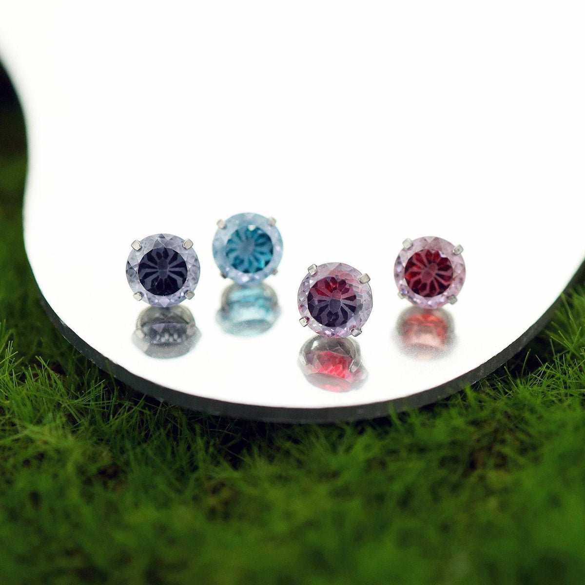 Spiderweb Crystal F136 Titanium flat-back jewelry image 04