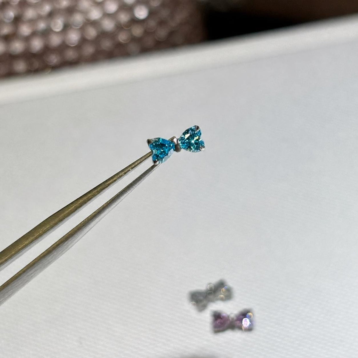 Petite Bow F136 Titanium flat-back jewelry image 04