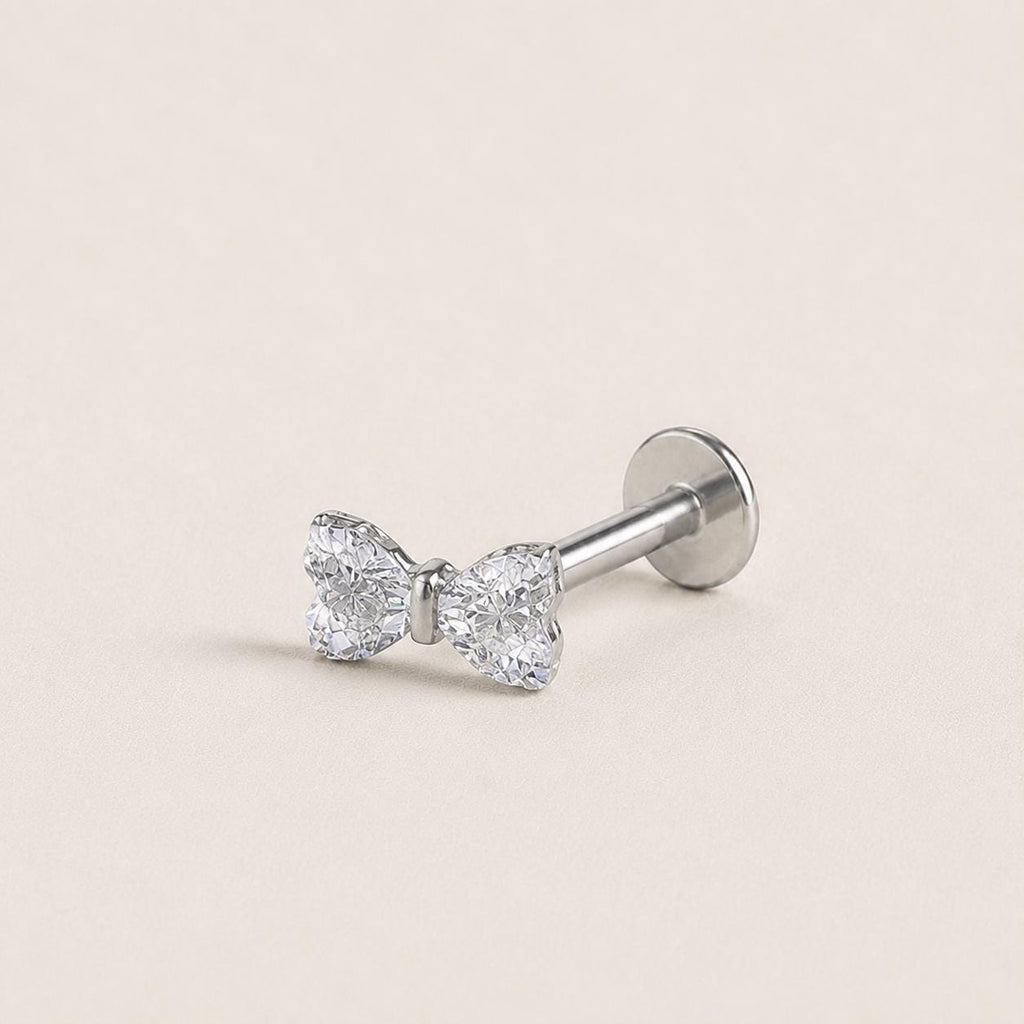 Petite Bow F136 Titanium flat-back jewelry image 06