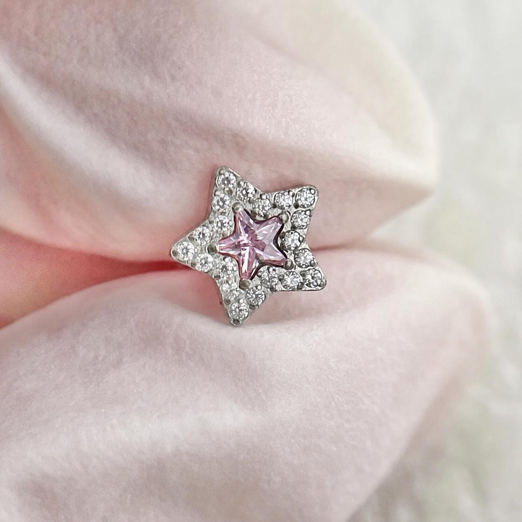 Pavé Star F136 Titanium flat-back jewelry image 03
