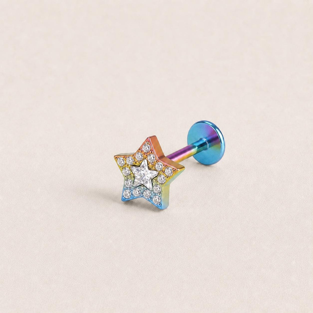 Pavé Star F136 Titanium flat-back jewelry image 07