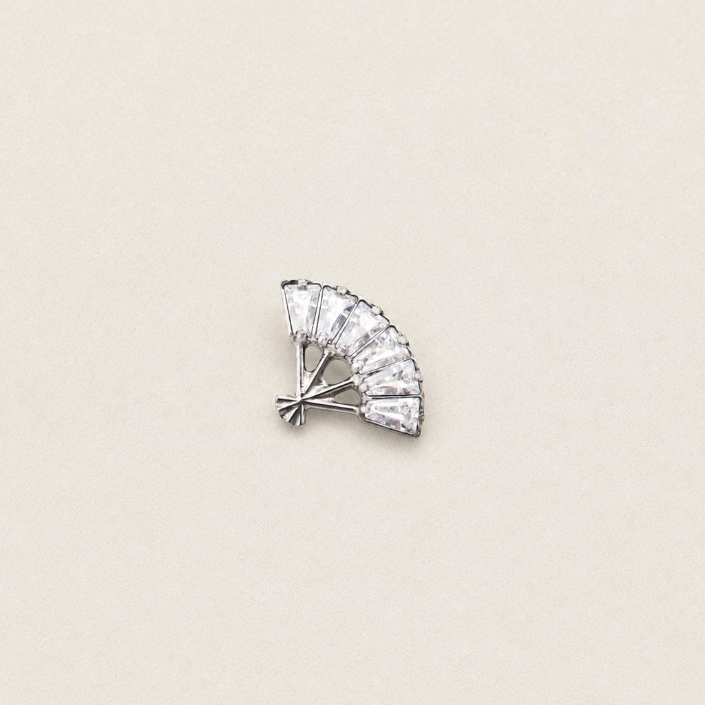 Aurora Fan F136 Titanium flat-back jewelry image 06