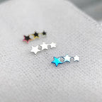 Triple Butterfly & Star F136 Titanium flat-back jewelry image 04