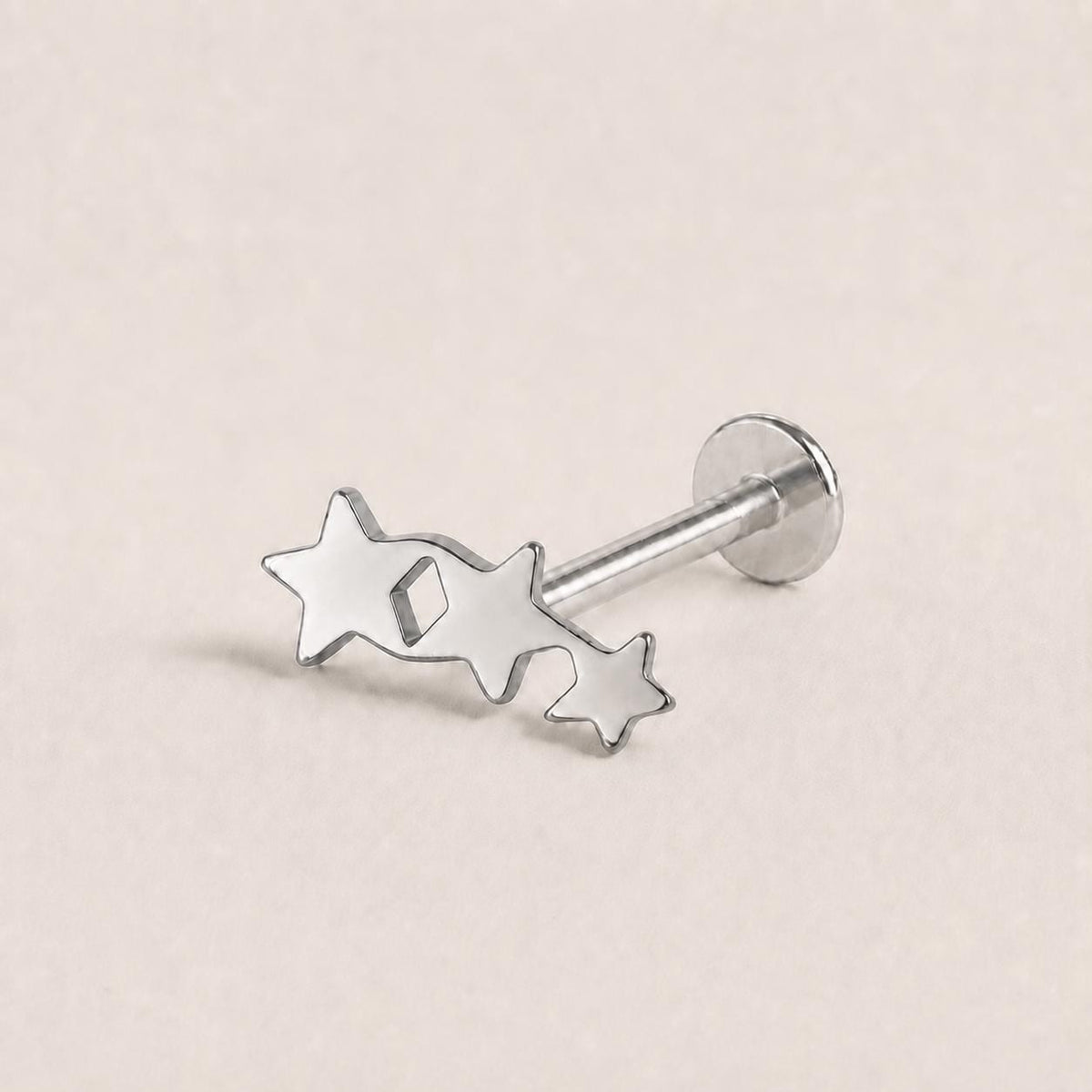 Triple Butterfly & Star F136 Titanium flat-back jewelry image 06