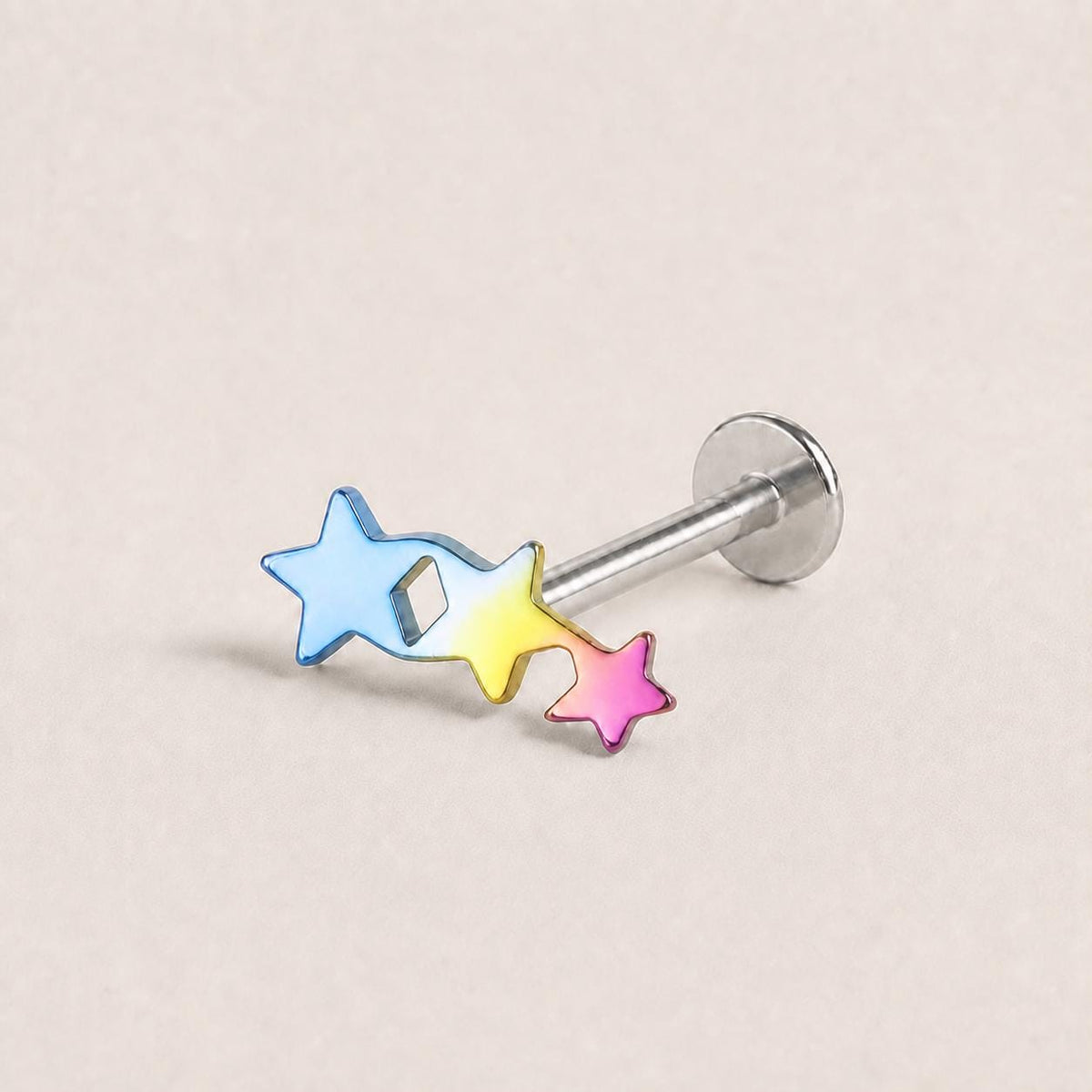 Triple Butterfly & Star F136 Titanium flat-back jewelry image 09