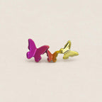 Triple Butterfly & Star F136 Titanium flat-back jewelry image 15