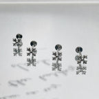 Gothic Cross F136 Titanium flat-back jewelry image 03