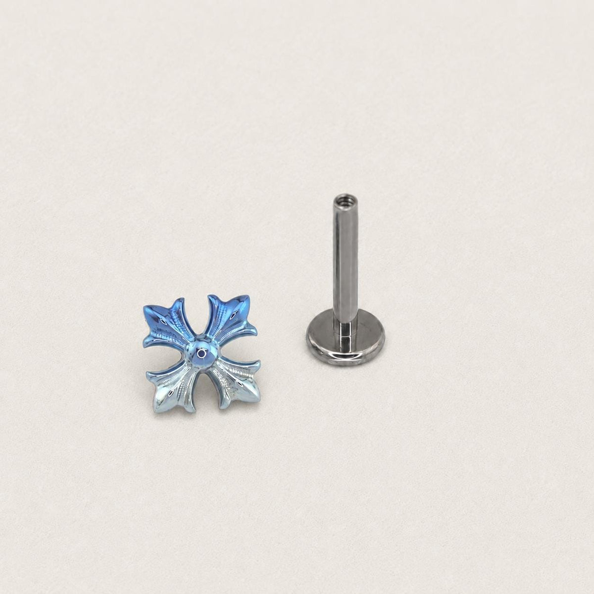 Gothic Cross F136 Titanium flat-back jewelry image 08